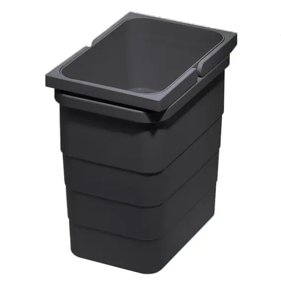 Контейнер для мусора 5,5 л 230*153*220 мм (dark grey) Eins2vier Ninka арт.5175.92.41514