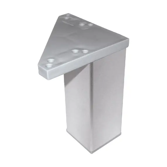 Опора ОСК 100-С стационарная квадратная H 100 мм хром