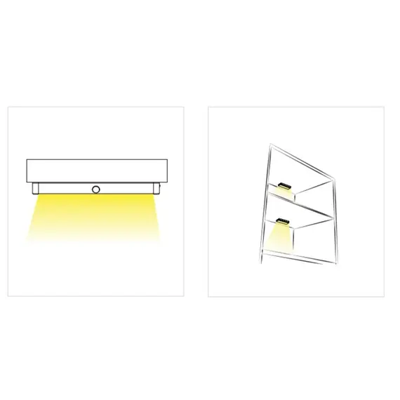 Светильник Lumini D на аккумуляторе с датчиком движения арт.LUMINI-D-B-60K-01-WG - 1