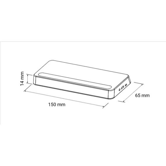 Светильник Lumini D на аккумуляторе с датчиком движения арт.LUMINI-D-B-60K-01-WG - 2