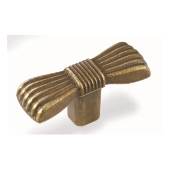 Ручка для мебели кнопка Sagittario FB-061 000, 0 мм, бронза старая (ТЗ)