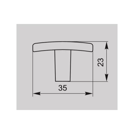 Ручка кнопка для мебели Валмакс FB-059 000, 0 мм, бронза старая (ТЗ). - 1