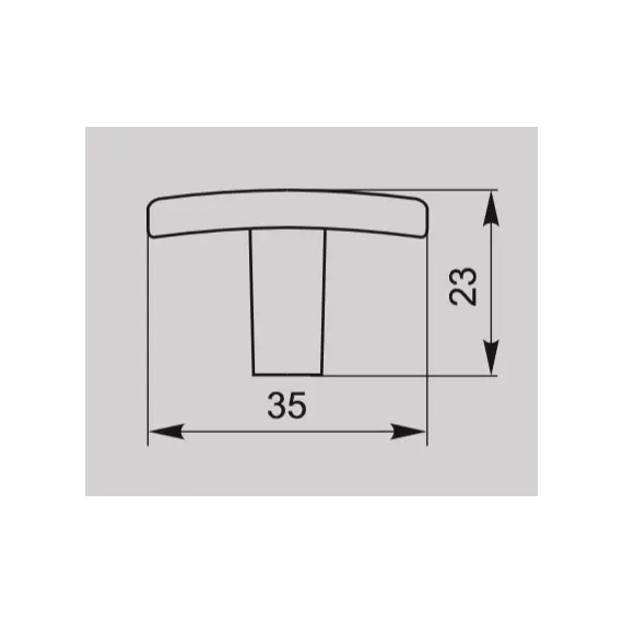 Ручка кнопка для мебели Валмакс FB-059 000, 0 мм, золото прованс 1013 жемчужно-белый матовый (ТЗ). - 1