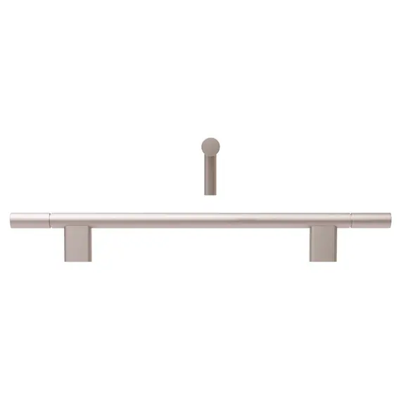 Ручка мебельная рейлинг, сатин арт.РЛ-160 - 1