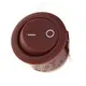 Врезной выключатель W11, коричневый арт.WYL-KOLY-W11.1-BR