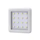 Светильник LED SQUARE 2, 1,5W 12VDC 16LED 6000К, провод 2 м, белый арт.SQUARE2-BI-60K-01W