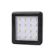 Светильник LED SQUARE 2, 1,5W 12VDC 16LED 6000К, провод 2 м, черный арт.SQUARE2-CZ-60K-01W