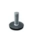 Опора регулируемая Пятка М8, черный