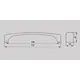 Ручка скоба для мебели Валмакс FS-037 128 Cr, 128 мм, хром глянцевый (ТЗ). - 1