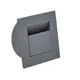 Заглушка квадратная, темно-серый арт.ЗКТС