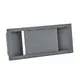 Заглушка прямоугольная, темно-серый арт.ЗПТС